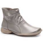 Bota Feminina Exclusiva em Couro Cinza J.Gean