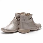 Bota Feminina Exclusiva em Couro Cinza J.Gean