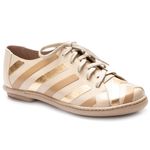 Tênis Feminino Em Couro Bege J.gean 