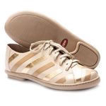 Tênis Feminino Em Couro Bege J.gean 