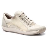 Tênis New Wave Feminino em Couro cor Gelo J.Gean GK0003