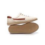 Tênis Feminino Barcelona em Couro Legítimo Cor Natural J.Gean GP0004