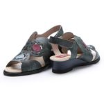 Sandália Susan Anabela em Couro cor Denin J.Gean 