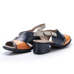 Sandália Margot em Couro cor Navy J.Gean 