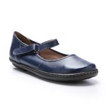 Sapatilha Lock em Couro cor Navy J.Gean 