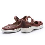 Sapatilha Joy em Couro cor Bordo J.Gean 