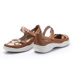 Sapatilha Joy em Couro cor Amendoa J.Gean 