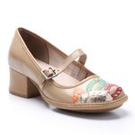 Sapato New Kelly 2 em Couro cor Flamingo J.Gean 