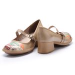 Sapato New Kelly 2 em Couro cor Flamingo J.Gean 