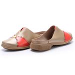 Sapatilha Feminina Mule em Couro cor Flamingo J.Gean 
