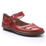 Sapatilha New Lock em Couro cor Cherry J.Gean 