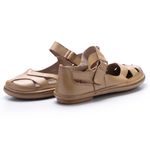 Sapatilha New Lock em Couro cor Deserto J.Gean 