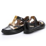 Sapatilha New Lock em Couro cor Preto J.Gean 