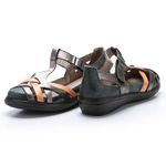 Sapatilha New Nina em Couro cor Denin J.Gean