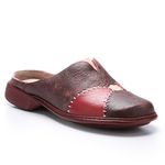 Sapatilha Boneca feminina em Couro cor Bordô J.Gean