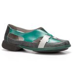 Sapatilha New Exclusiva em Couro cor Denin J.Gean