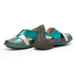 Sapatilha New Exclusiva em Couro cor Denin J.Gean