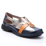 Sapatilha New Exclusiva em Couro cor Navy J.Gean 