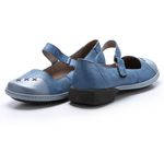 Sapatilha New Exclusiva em Couro cor Jeans J.Gean 