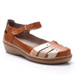 Sapatilha New Jade em Couro cor Mel J.Gean 