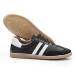 Tênis Feminino Barcelona em Couro cor Preto J.Gean 