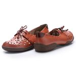 Sapatilha Boneca em Couro cor Telha J.Gean 