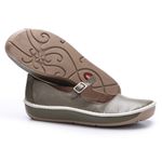Sapatilha Wave em Couro cor Militar J.Gean 