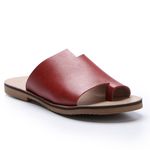 Sandália New Ariane em Couro cor Wine J.Gean 