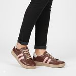 Tênis Madrid em Couro cor Cabernet J.Gean 