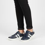 Tênis Madrid em Couro cor Indigo J.Gean 