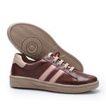 Tênis Madrid em Couro cor Cabernet J.Gean 