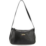 Bolsa Artesanal Em Couro Preto J.Gean 