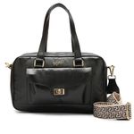 Bolsa Artesanal Em Couro Preto J.Gean 