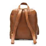 Mochila Feminina em Couro Legítimo Marrom J.Gean 