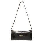 Bolsa de Mão Em Couro Preto J.Gean 