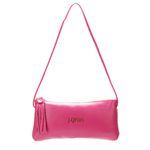 Bolsa de Mão Em Couro Rosa J.Gean 