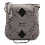 Bolsa artesanal feminina Em Couro cor Glace J.Gean cod. NC0031