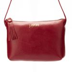 Bolsa artesanal feminina Em Couro cor CHERRY cod. NC0044 