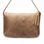 Bolsa artesanal Tiracolo em Couro Marrom J.Gean