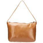 Bolsa artesanal feminina Tiracolo de Couro cor Avelã J.Gean cod. NC0061 