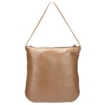 Bolsa artesanal feminina Tiracolo de Couro J.Gean cor Suede