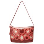 Bolsa de Mão Em Couro Vinho J.Gean 