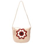Bolsa de Mão Em Couro Bege J.Gean 