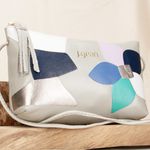 Bolsa de Mão Em Couro Platinum J.Gean 