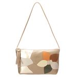Bolsa de Mão Em Couro Bege J.Gean 