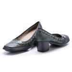 Sapato Galeany Médio em Couro cor Denin J.Gean 