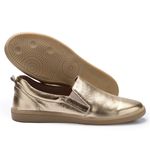 Tênis Barcelona em Couro cor Ouro J.Gean 