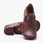 Sapato New Kelly em Couro cor Bordo J.Gean 
