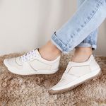 Tênis New Wave em Couro cor Diamante J.Gean