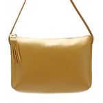 Bolsa artesanal feminina Em Couro cor Mustard